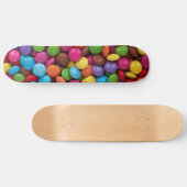 Buttonnen met kleurrijke chocolade skateboard (Horizontaal)
