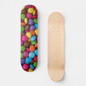 Buttonnen met kleurrijke chocolade skateboard (Voorkant)