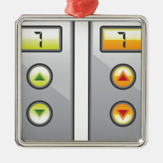 Buttonnen Metalen Ornament