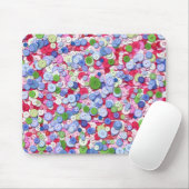 Buttonnen Mousepad Muismat (Met muis)