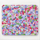Buttonnen Mousepad Muismat (Voorkant)