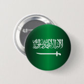 Buttonnen onder Saudische vlag Ronde Button 5,7 Cm (Voorkant /achterkant)