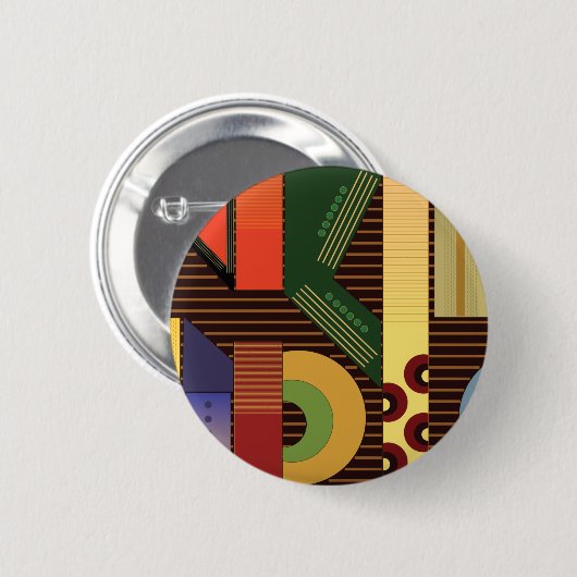 Buttonnen perspectieven ronde button 5,7 cm (Voorkant /achterkant)