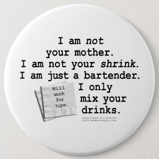 Buttonnen, pinnen - niet je rillingen ronde button 6,0 cm