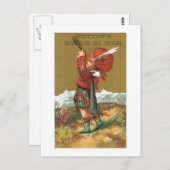 Buttonnen Raven Gloss Shoe Dressing Briefkaart (Voorkant / Achterkant)