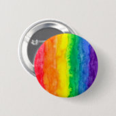 Buttonnen regenboogwas ronde button 5,7 cm (Voorkant /achterkant)