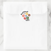 Buttonnen Ronde Sticker (Tas)