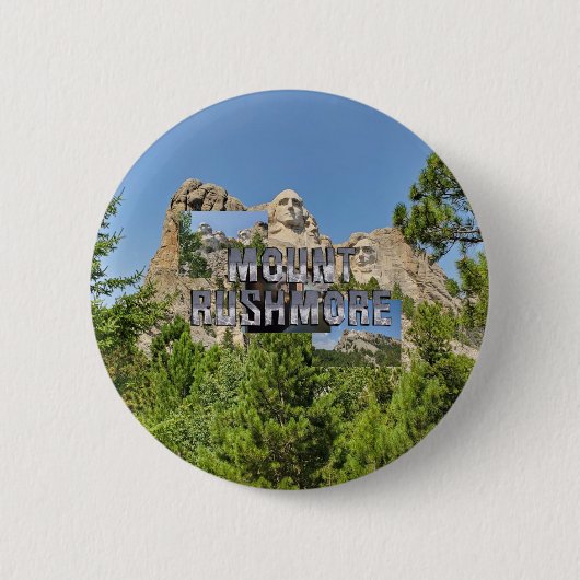BUTTONNEN van ABH Mount Rushmore Ronde Button 5,7 Cm (Voorkant)