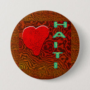 Buttonnen van Haïti Relief Valentijn Ronde Button 7,6 Cm