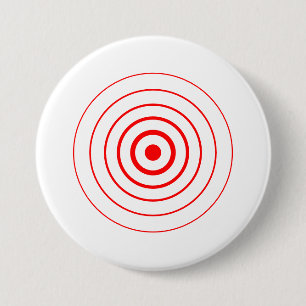 Buttonnen van het Epicentrum van de Aardbeving - S Ronde Button 7,6 Cm