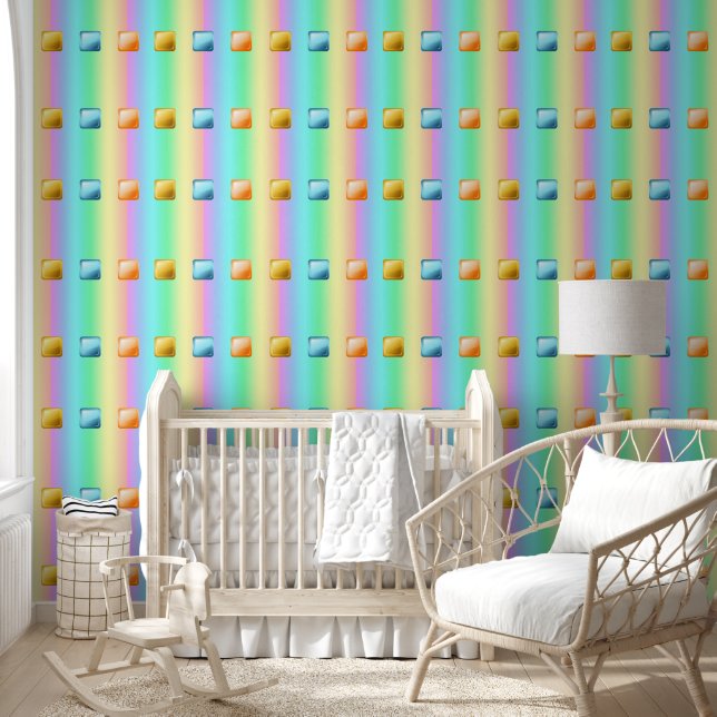 Buttonnen van kunststof behang (Kinderen)