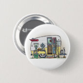 Buttonnen van Shasta Camper Trailer Ronde Button 5,7 Cm (Voorkant /achterkant)