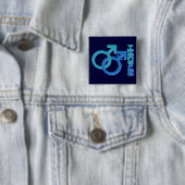 Buttonnen Vierkante Button 5,1 Cm (In situ)