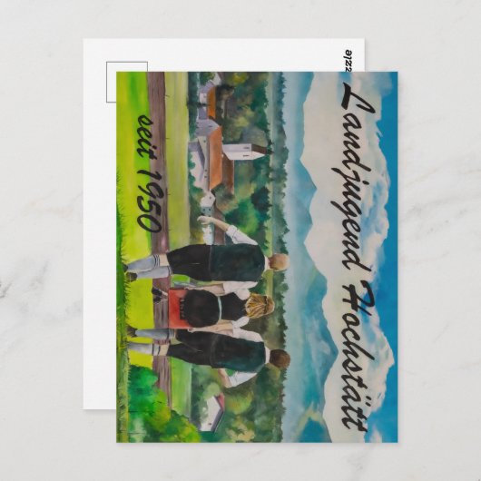 Buttons Briefkaart (Voorkant / Achterkant)