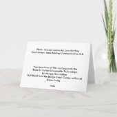 BUUF tuiniert: De Bladeren van de herfst Kaart (Achterkant)