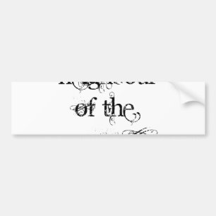 Buurder van de Groom Bumpersticker