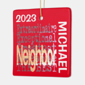 Buurextraordinaire CUSTOM Keramisch Ornament (Links)