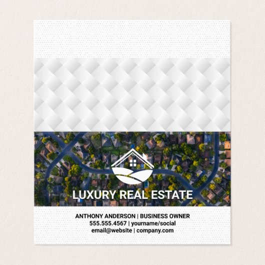 Buurgroep | Uitzicht vogelOog Visitekaartjes (Buitenkant ongevouwen)