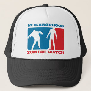 Buurland Zombie Watch - Rood en Blauw Trucker Pet