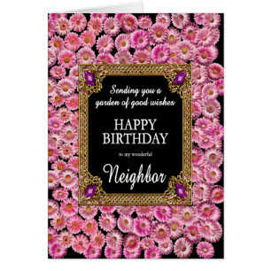 Buurman Verjaardag Roze Daisies