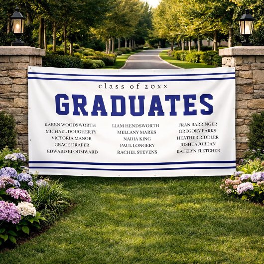 Buurt middelbare school diploma banner