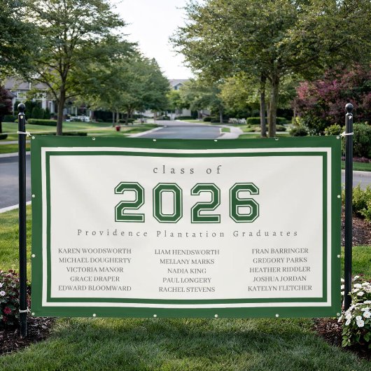 Buurt middelbare school diploma banner