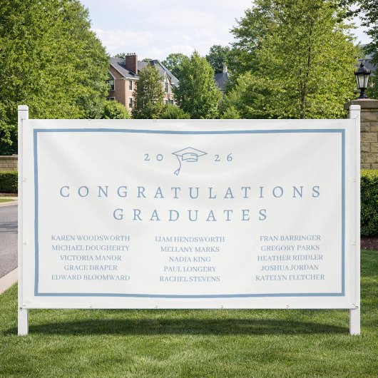 Buurt middelbare school diploma banner