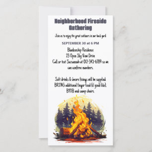 Buurtavond bij de Haard Digitaal Downloaden Save The Date