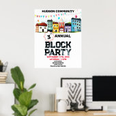 Buurtfeest Poster (Thuiskantoor)