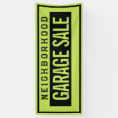 Buurtgarageverkoop Banner 2.5' X 6' (Verticaal)