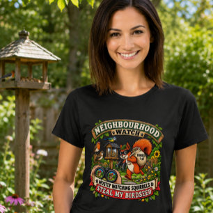 Buurtpreventie Funny Squirrel Dames T-shirt