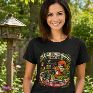 Buurtpreventie Funny Squirrel Dames T-shirt