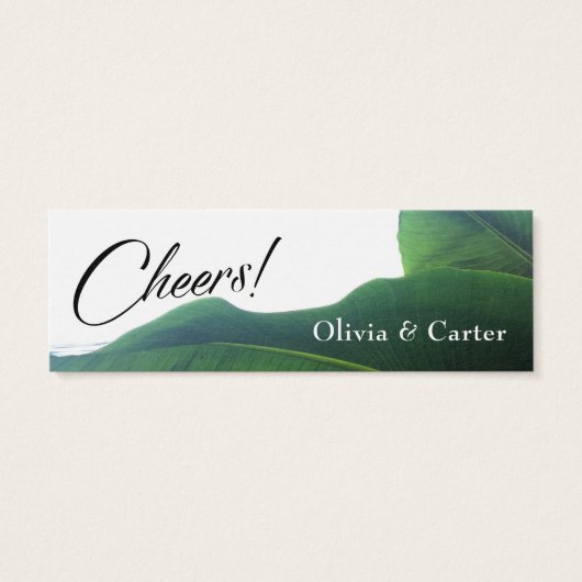 Buvez des billets avec des Feuilles de banane vert (Dos)