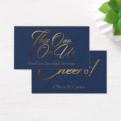 Buvez des billets, Gras, Élégant script d'or sur M (Bureau)