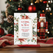 Buvez et soyez Joyeux Noël Fête Invitation