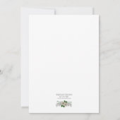 Buvez et soyez Joyeux Noël Fête Invitation (Dos)