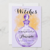 Buvez la Potion de Sorcières Invitation Enterremen (Devant)