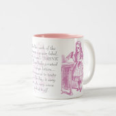 Buvez-moi ! Alice dans le rose de tasse du pays (Devant droit)