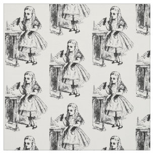 Buvez-moi Alice vintage dans le tissu du pays des