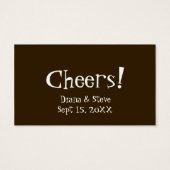 Buvez un verre de verre de champagne de bulle (Dos)