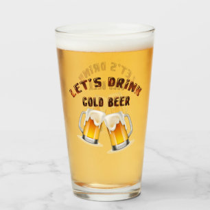 buvons du verre de bière doré