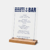 Buvons Nauti Bachelorette Party Bar Boissons (Angle)