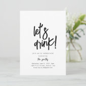 Buvons une invitation de fête (Debout devant)