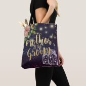 Buwmoeder van de Groom Floral Mason Jar Light Tote Bag (Dichtbij)