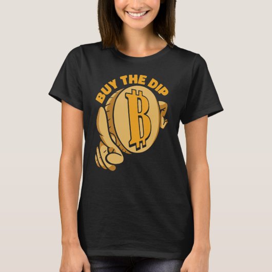 Buy The Dip Crypto Currency Blockchain Bitcoin 1 T-shirt (Voorkant)