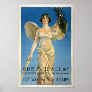 Buy War Savings Stamps, 1918. WWI Poster