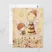 Buz-buz en Briefkaart mama (Voorkant / Achterkant)