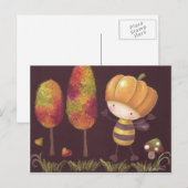 Buz-Buz maakt een herfstwandeling Briefkaart (Voorkant / Achterkant)