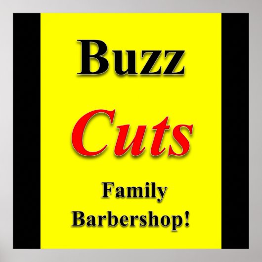 Buz Couts Family Barbershop Poster Matte (Devant)