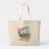 Buzet Croatia Grote Tote Bag (Achterkant)